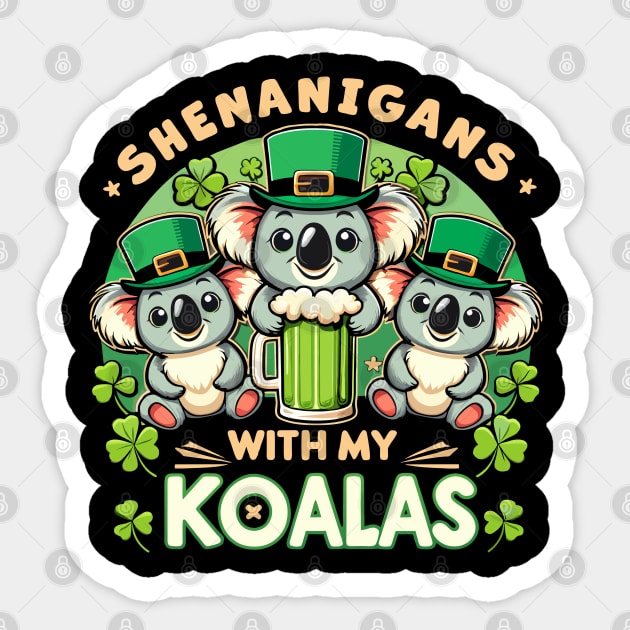 Shenanigans With My Koalas Sticker by SergioArt